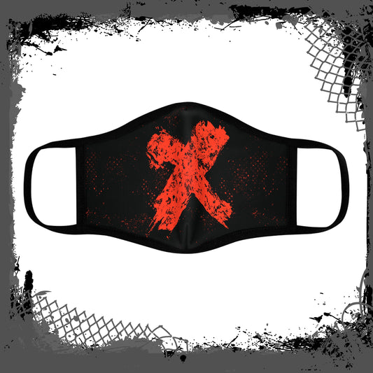 RED "Crossed" Face Mask