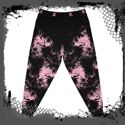 PNK/BLK "Crossed" Unisex Joggers