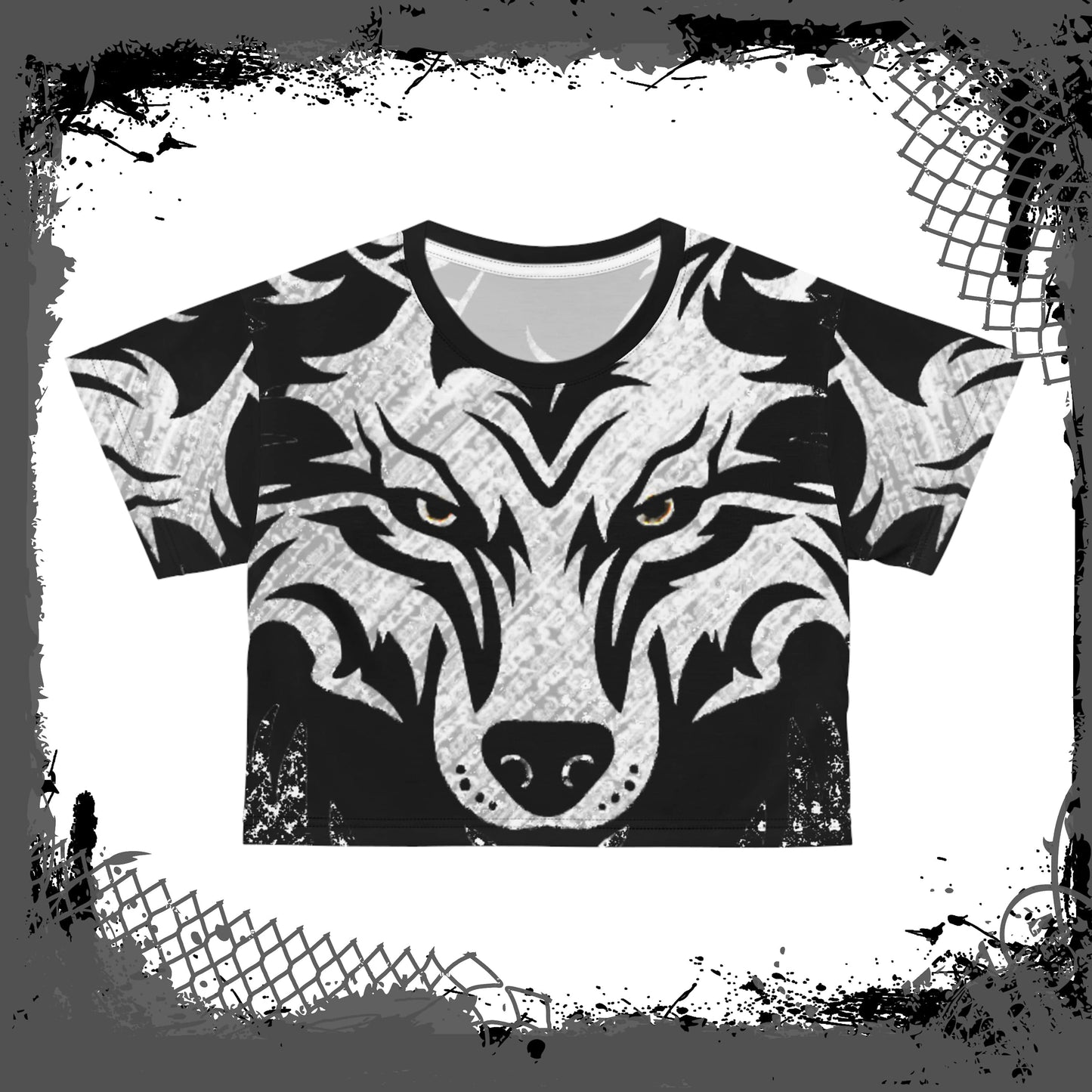 Women's "Wolves Pact" Crop Tee