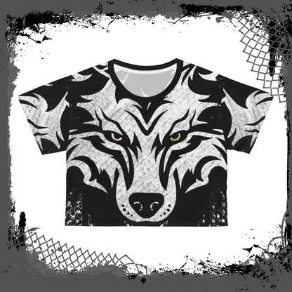 Women's "Wolves Pact" Crop Tee
