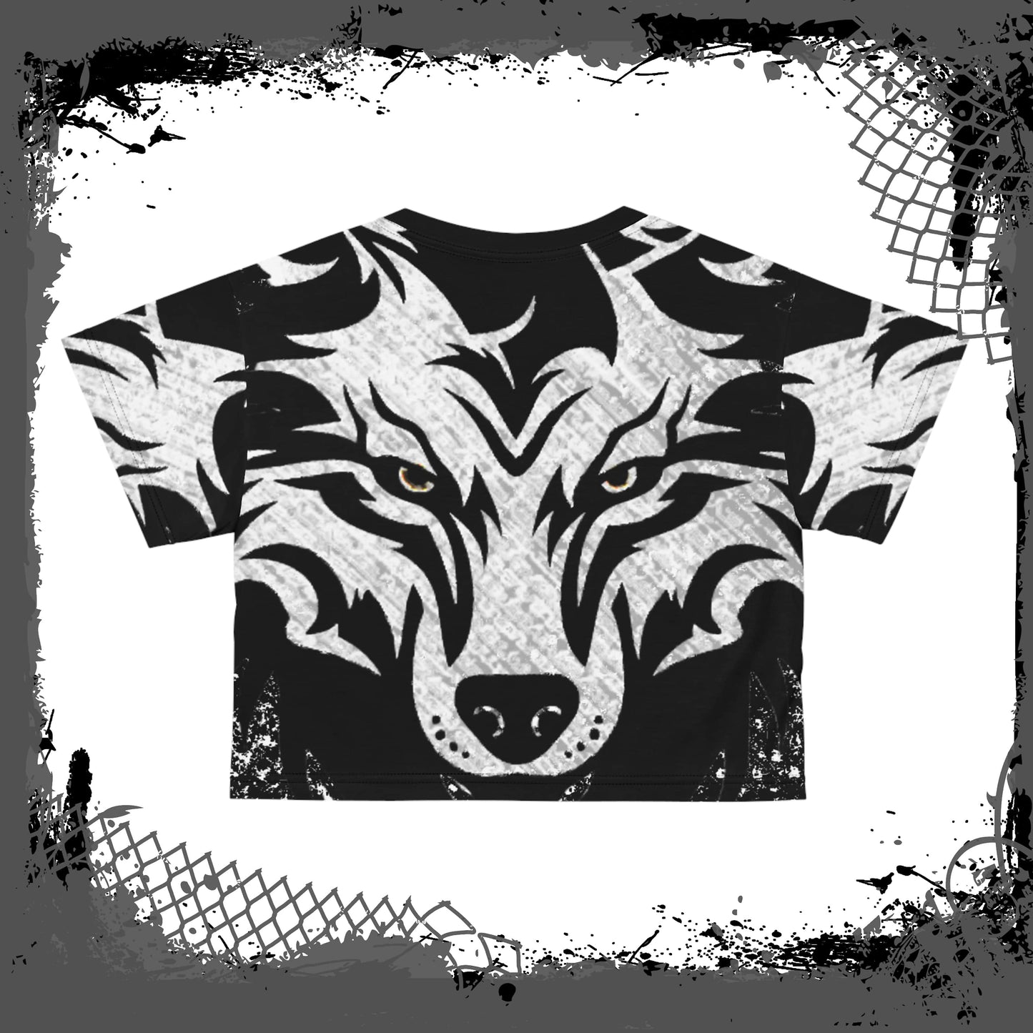 Women's "Wolves Pact" Crop Tee