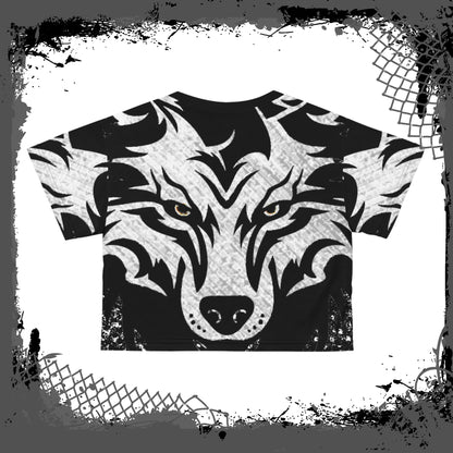 Women's "Wolves Pact" Crop Tee