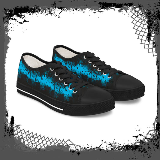 BLU/BLK Women's Alt "Ink'd" Low Tops