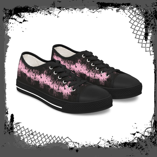 PNK/BLK Women's Alt "Ink'd" Low Tops