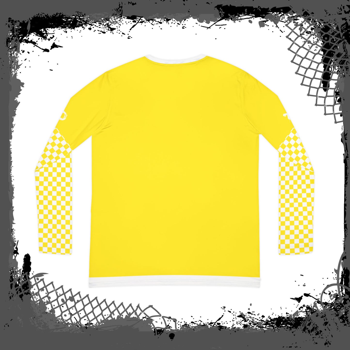 White Lines "Yellow Ghetto" Women's Long Sleeve V-neck