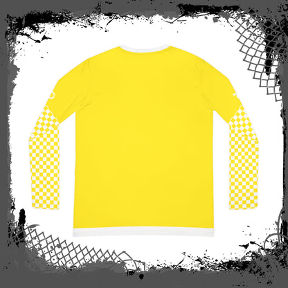 White Lines "Yellow Ghetto" Women's Long Sleeve V-neck