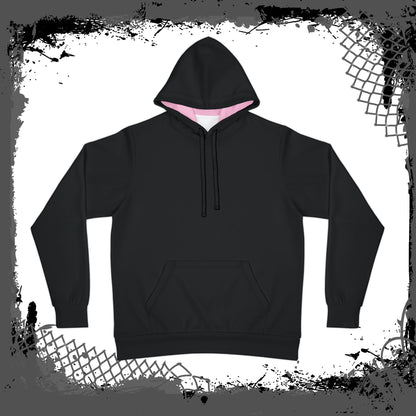 BLK/PNK Unisex "Class Six" Athletic Hoodie