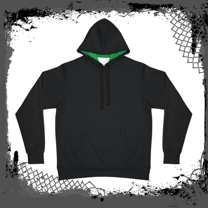BLK/GRN Unisex "Class Six" Athletic Hoodie