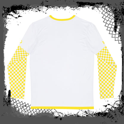 White "Yellow Ghetto" Men's Long Sleeve