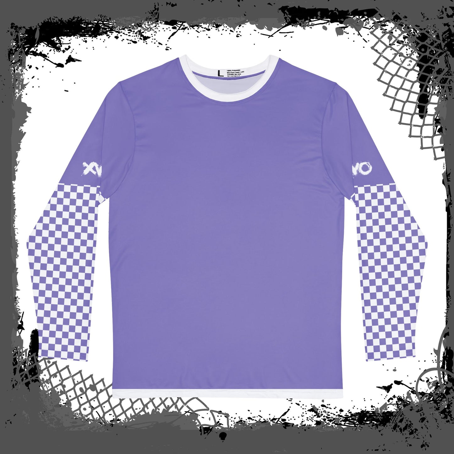 White Lines "Lavender Scavenger" Men's Long Sleeve Shirt