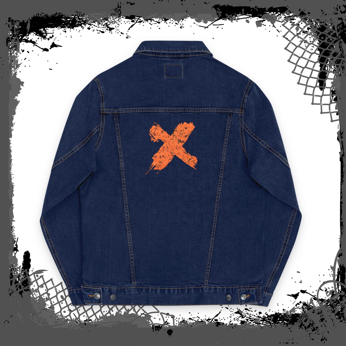 BLU XWO Unisex Denim Jacket w/ Embroidery