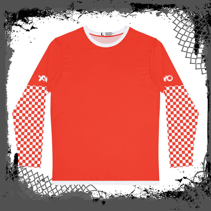 White Lines "Red Dread" Men's Long Sleeve Shirt