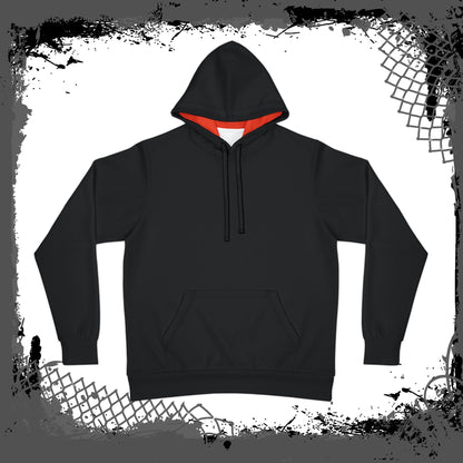 BLK/RED Unisex "Class Six" Athletic Hoodie