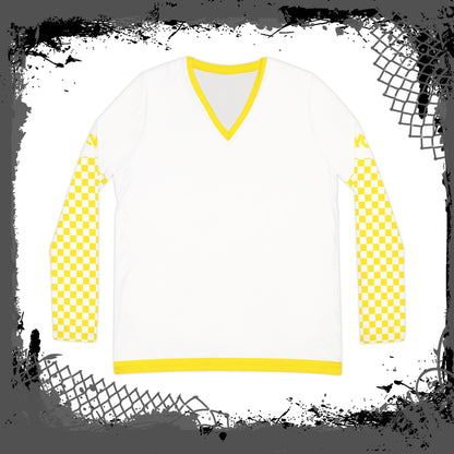 "Yellow Ghetto" Women's Long Sleeve V-neck